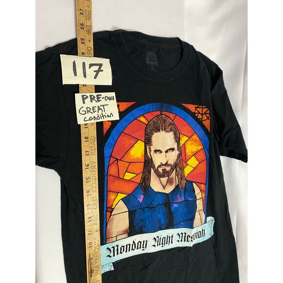 WWE Seth Rollins Monday Night Messiah T-Shirt – Authentic Graphic – Size Small - Picture 3 of 7